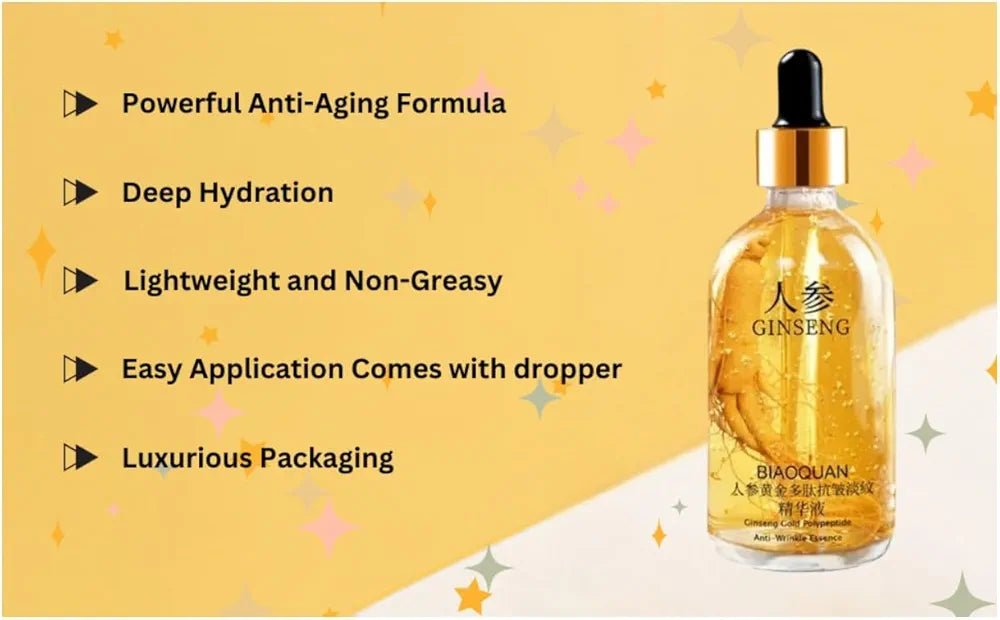 Ginseng Gold Polypeptide Anti-Ageing Serum Pack of 2